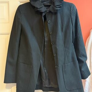 Kenzo Black Wool Coat